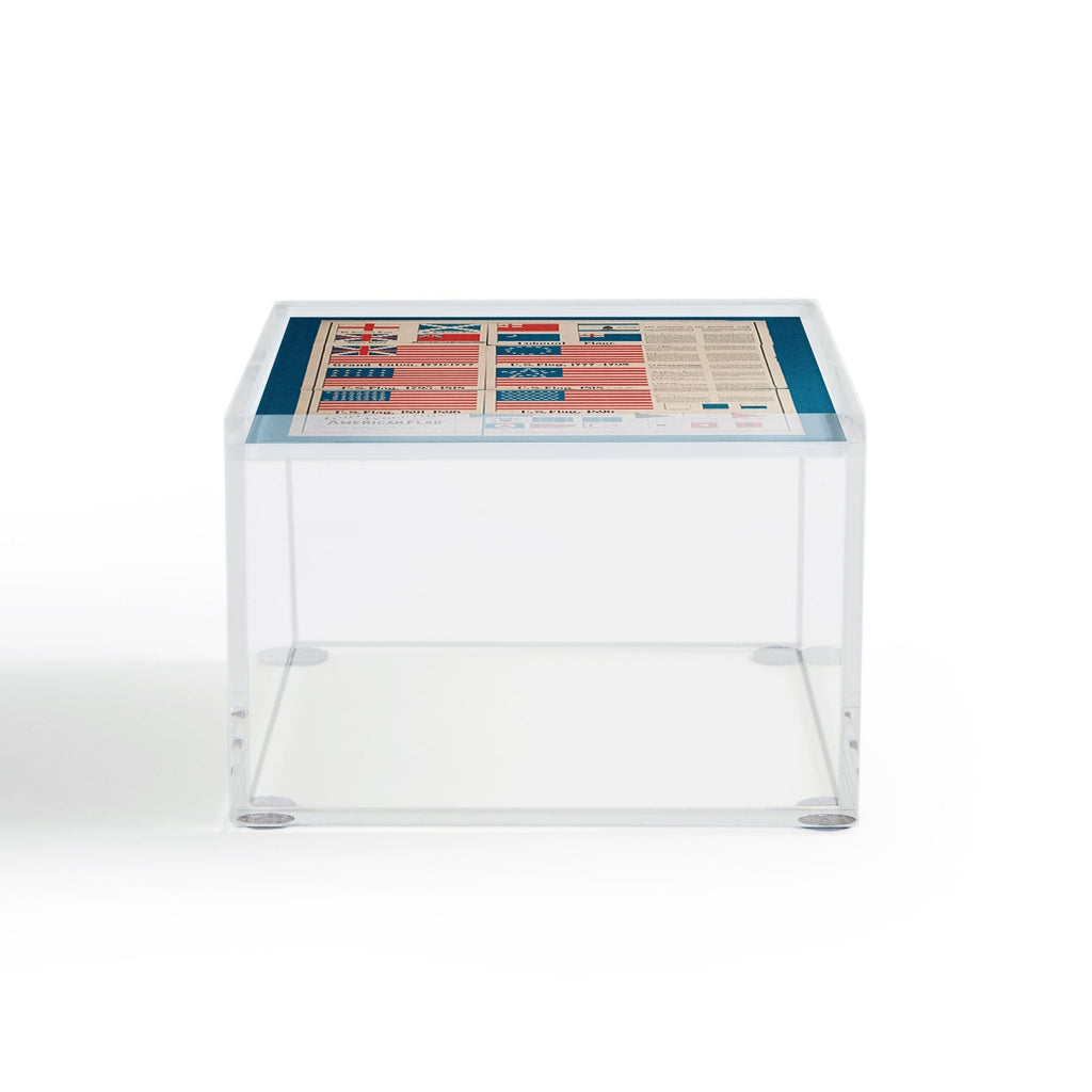 DENY Designs Goff s Evolution of the American Flag Acrylic Box