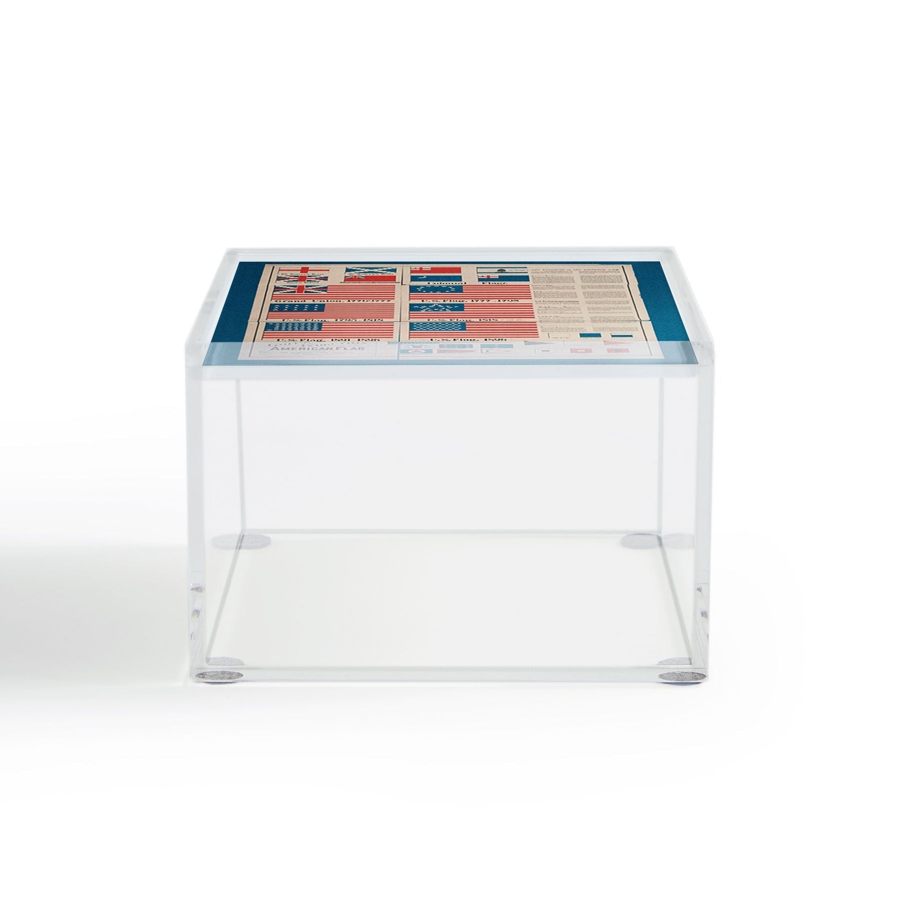 DENY Designs Goff s Evolution of the American Flag Acrylic Box