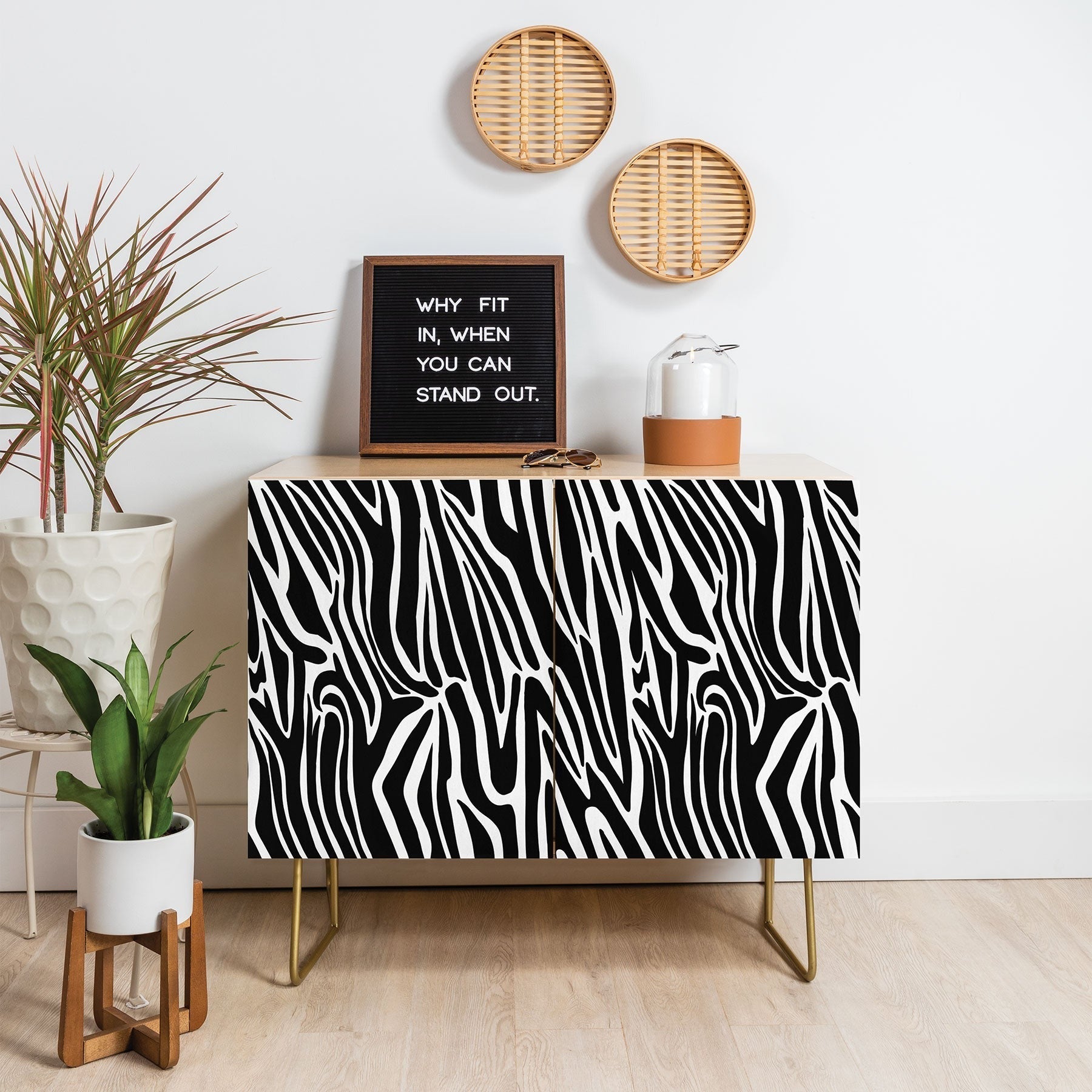 Jennifer Labre Wild Zebra Credenza