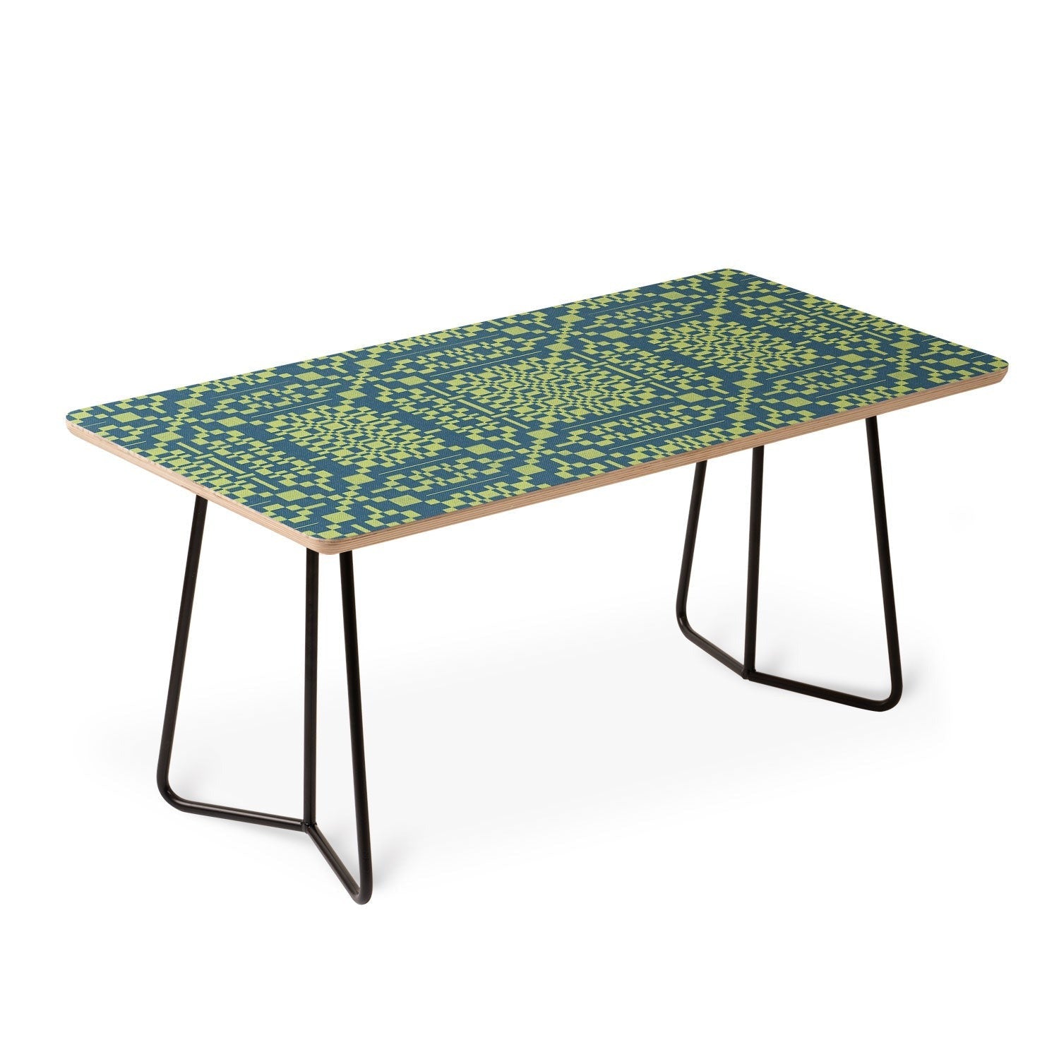 Marta Barragan Camarasa Nostalgic Grid Design Coffee Table