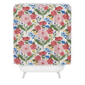 Design by Spark Wild Bloom Flowers Shower Curtain