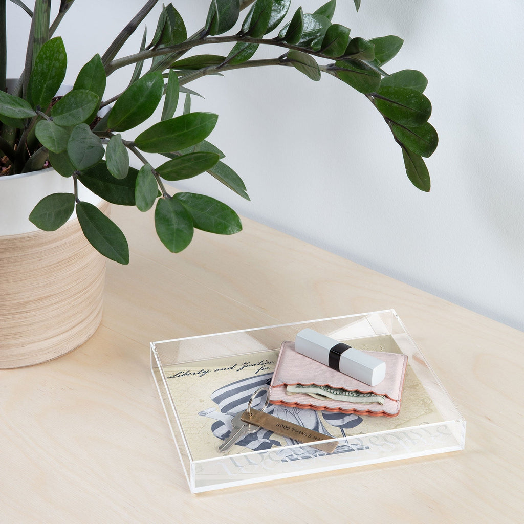 DENY Designs Liberty and Justice Woman Acrylic Tray