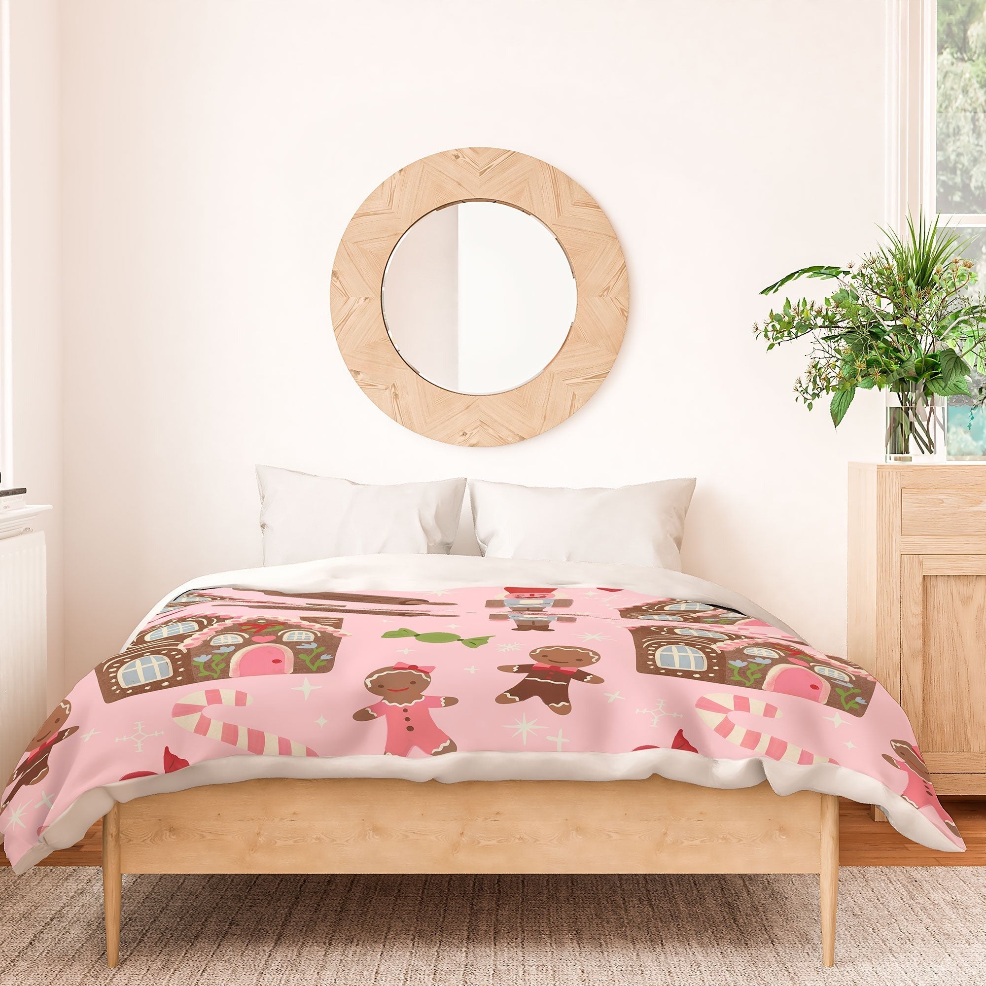 carriecantwell Sweet Christmas Holidays Duvet Cover