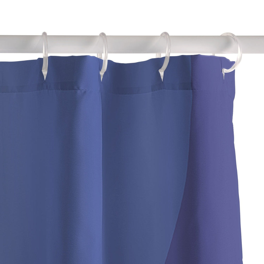 Camilla Foss Blue Pebble Shower Curtain
