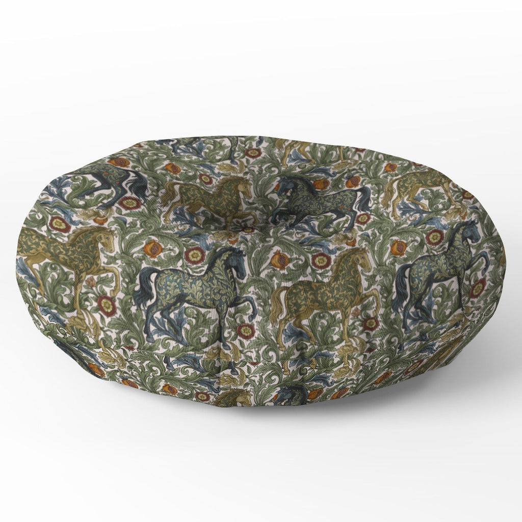 Marta Barragan Camarasa Renaissance Horse Garden Floor Pillow Round