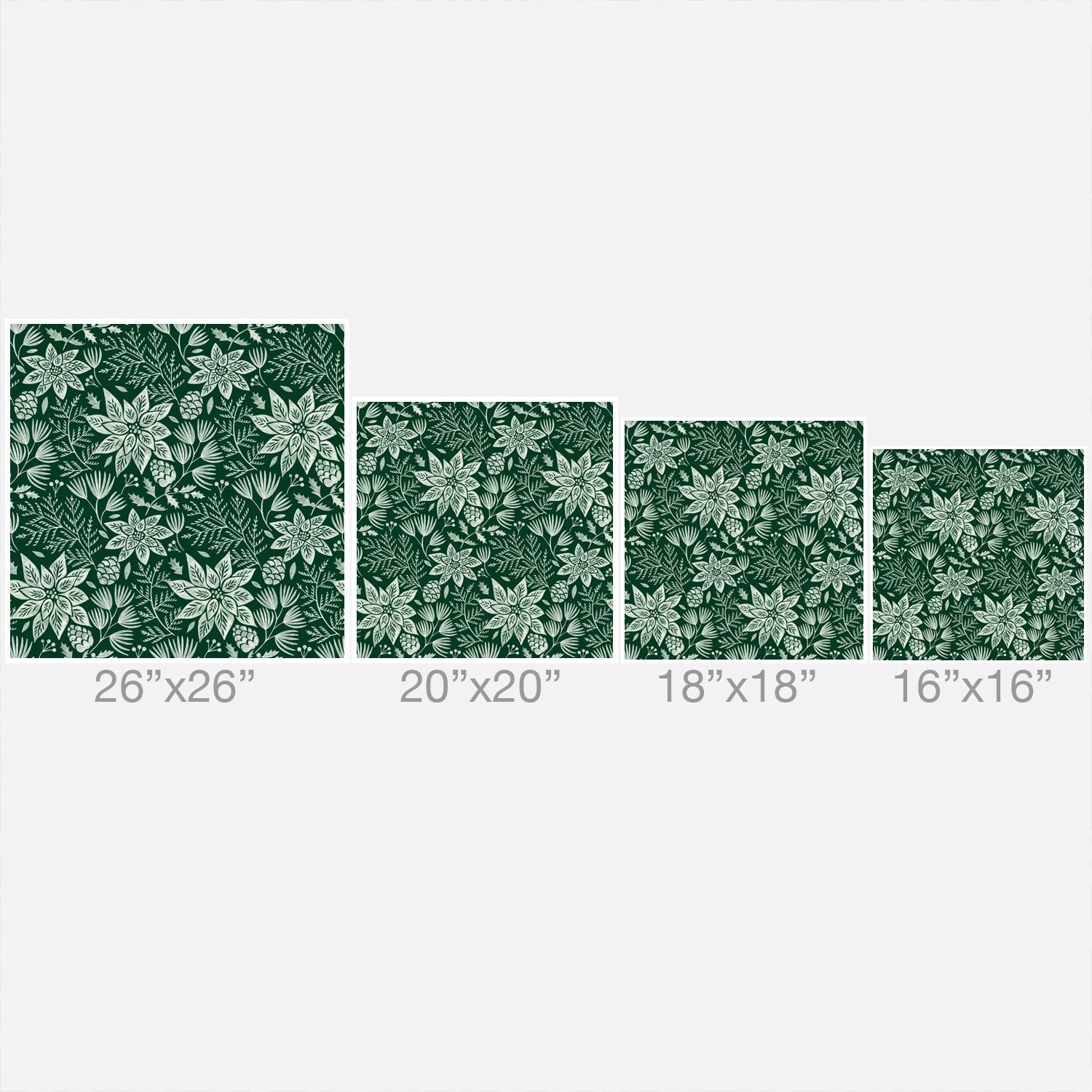 Pimlada Phuapradit Christmas Poinsettia Outdoor Throw Pillow