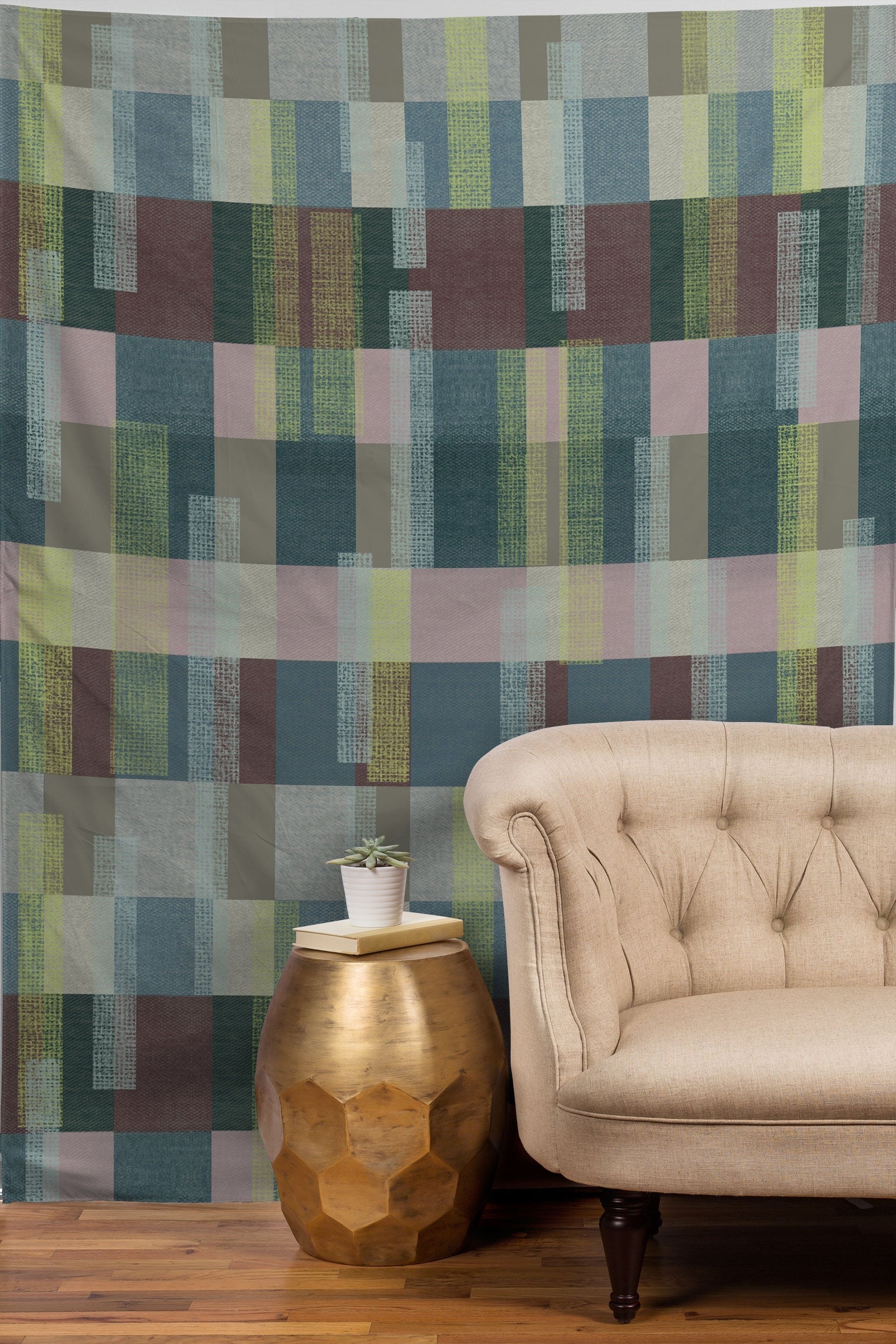 Marta Barragan Camarasa Dynamic Linear Blocks Tapestry
