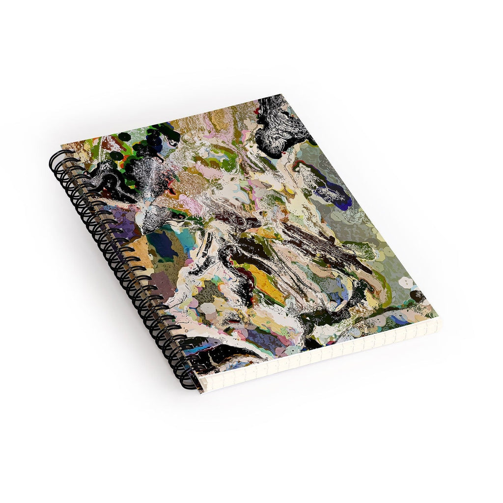 83 Oranges Echoes Beneath the Surface Spiral Notebook