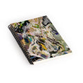 83 Oranges Echoes Beneath the Surface Spiral Notebook