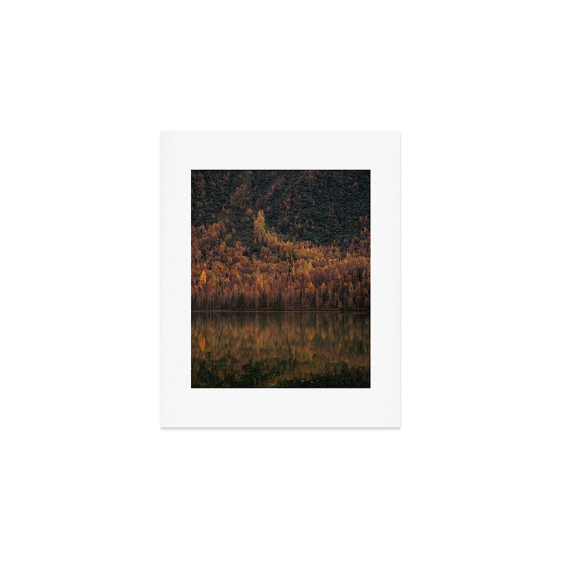 Hannah Kemp Fall Lake Art Print