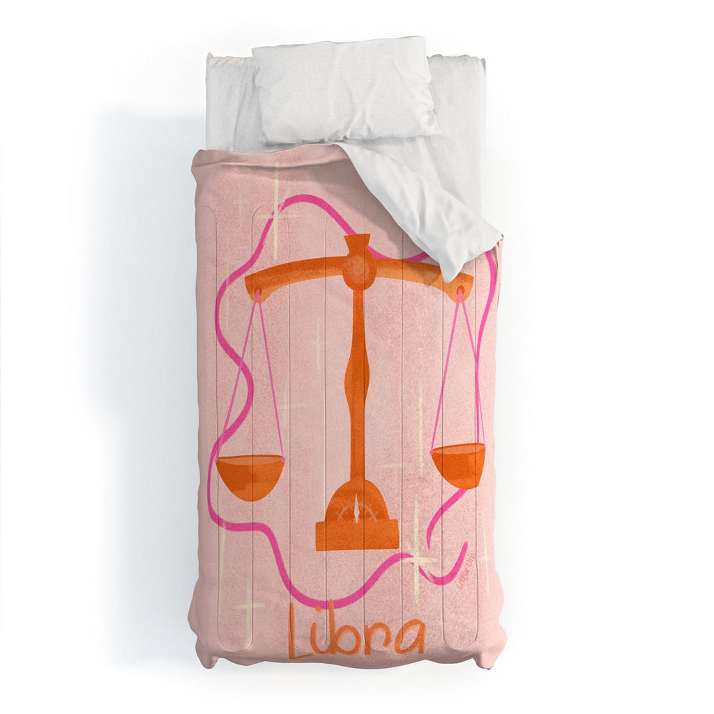 Little Om Zodiac Signs Libra Comforter