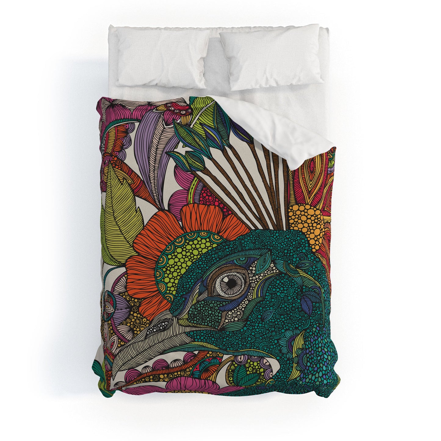 Valentina Ramos Alexis And The Flowers Duvet Cover