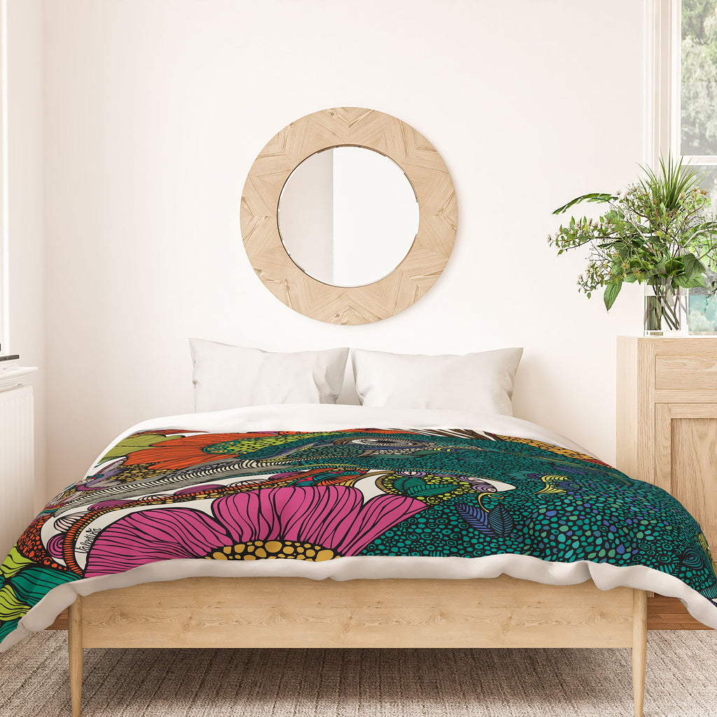 Valentina Ramos Alexis And The Flowers Duvet Cover