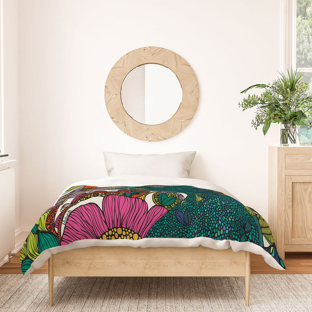 Valentina Ramos Alexis And The Flowers Duvet Cover