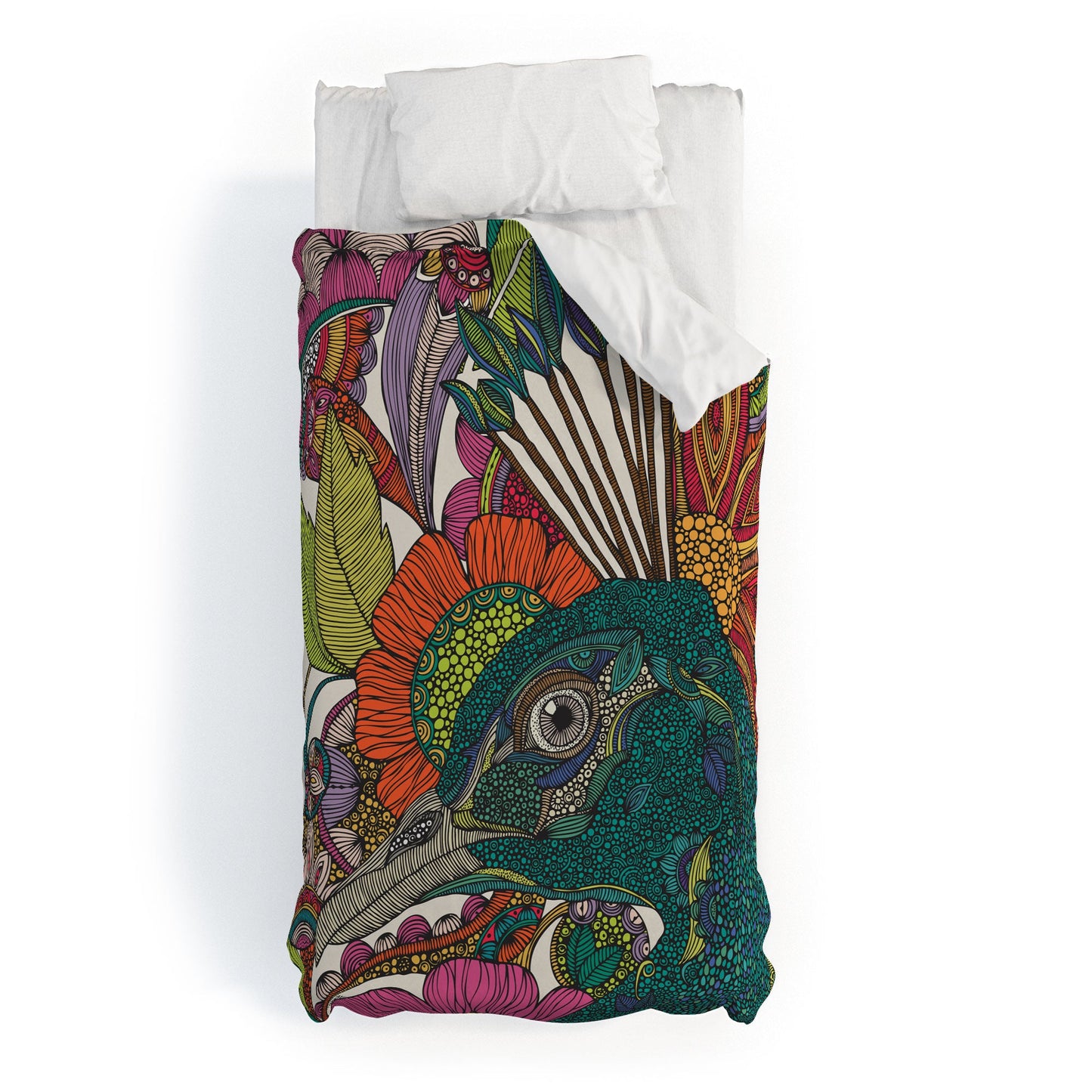Valentina Ramos Alexis And The Flowers Duvet Cover
