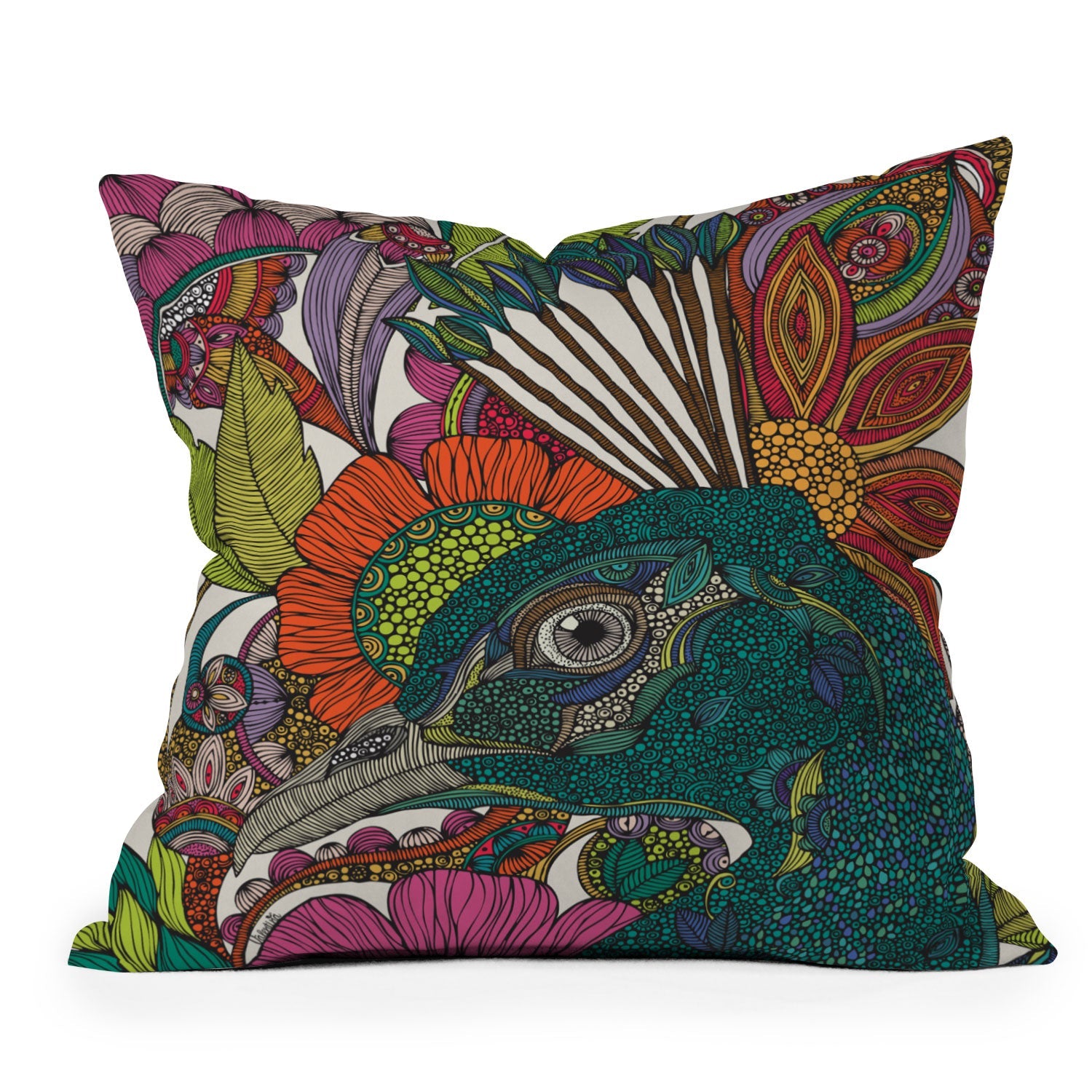 Valentina Ramos Alexis And The Flowers Throw Pillow