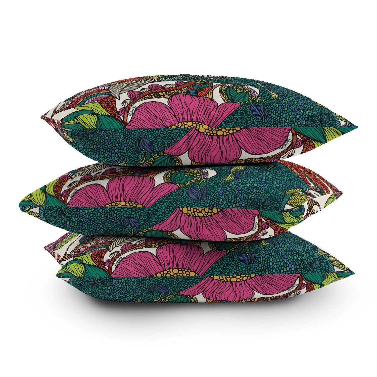 Valentina Ramos Alexis And The Flowers Throw Pillow