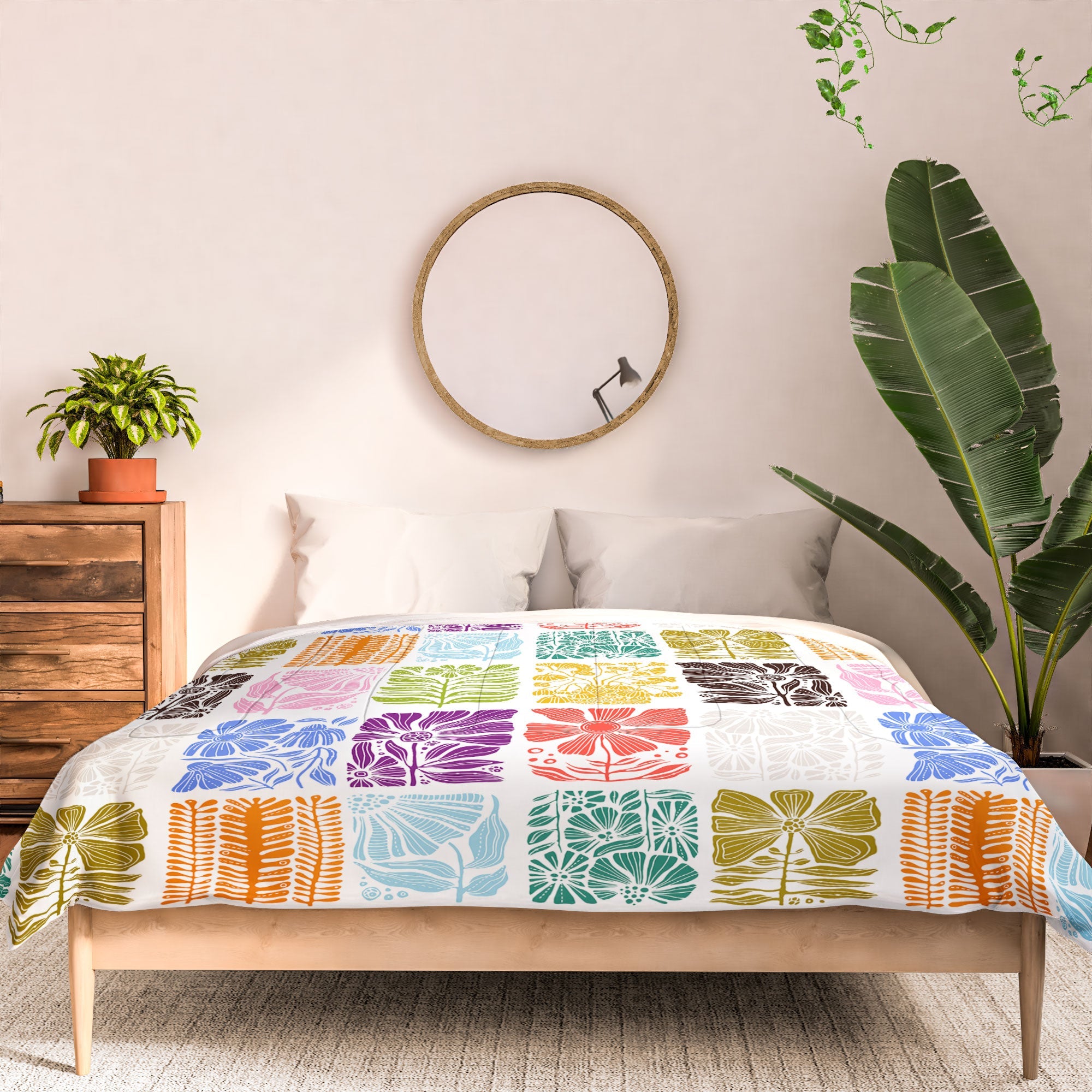 Valentina Ramos Bloom Blocks Comforter