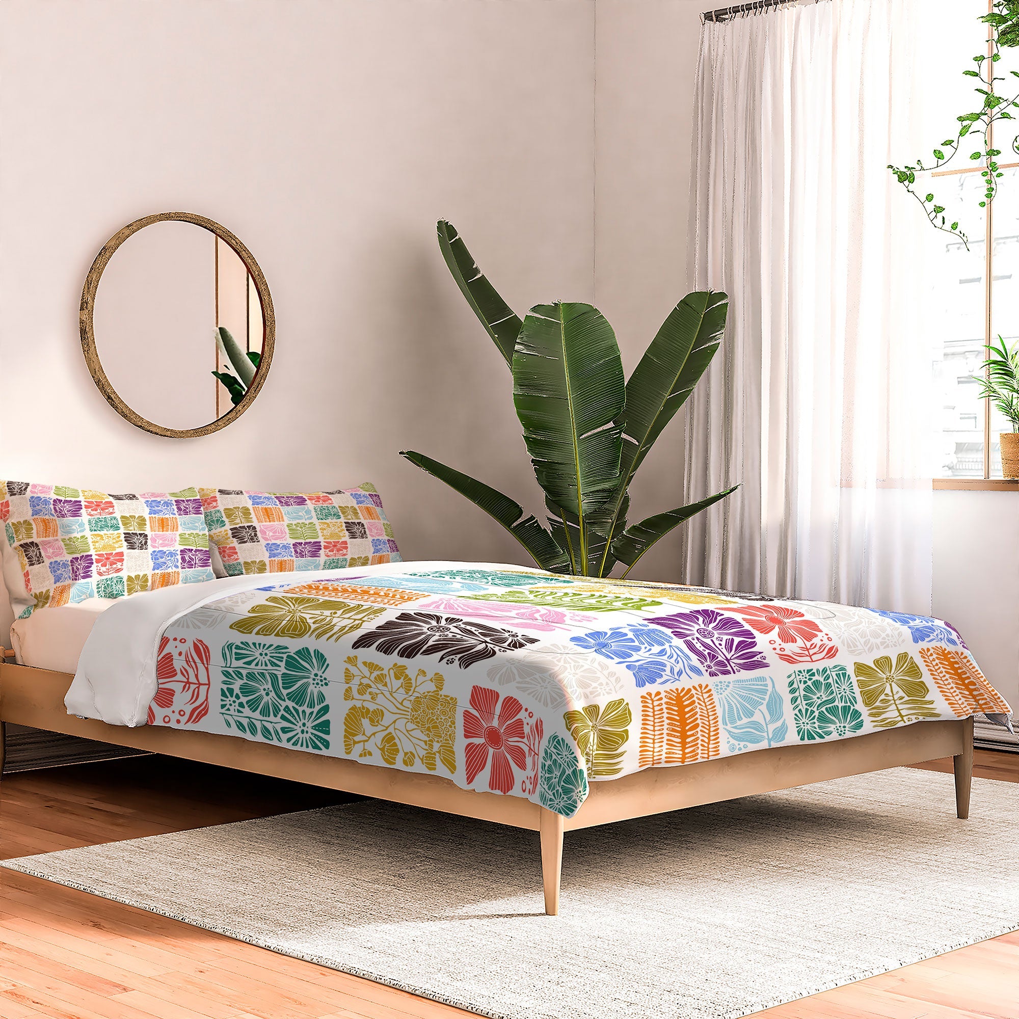 Valentina Ramos Bloom Blocks Comforter