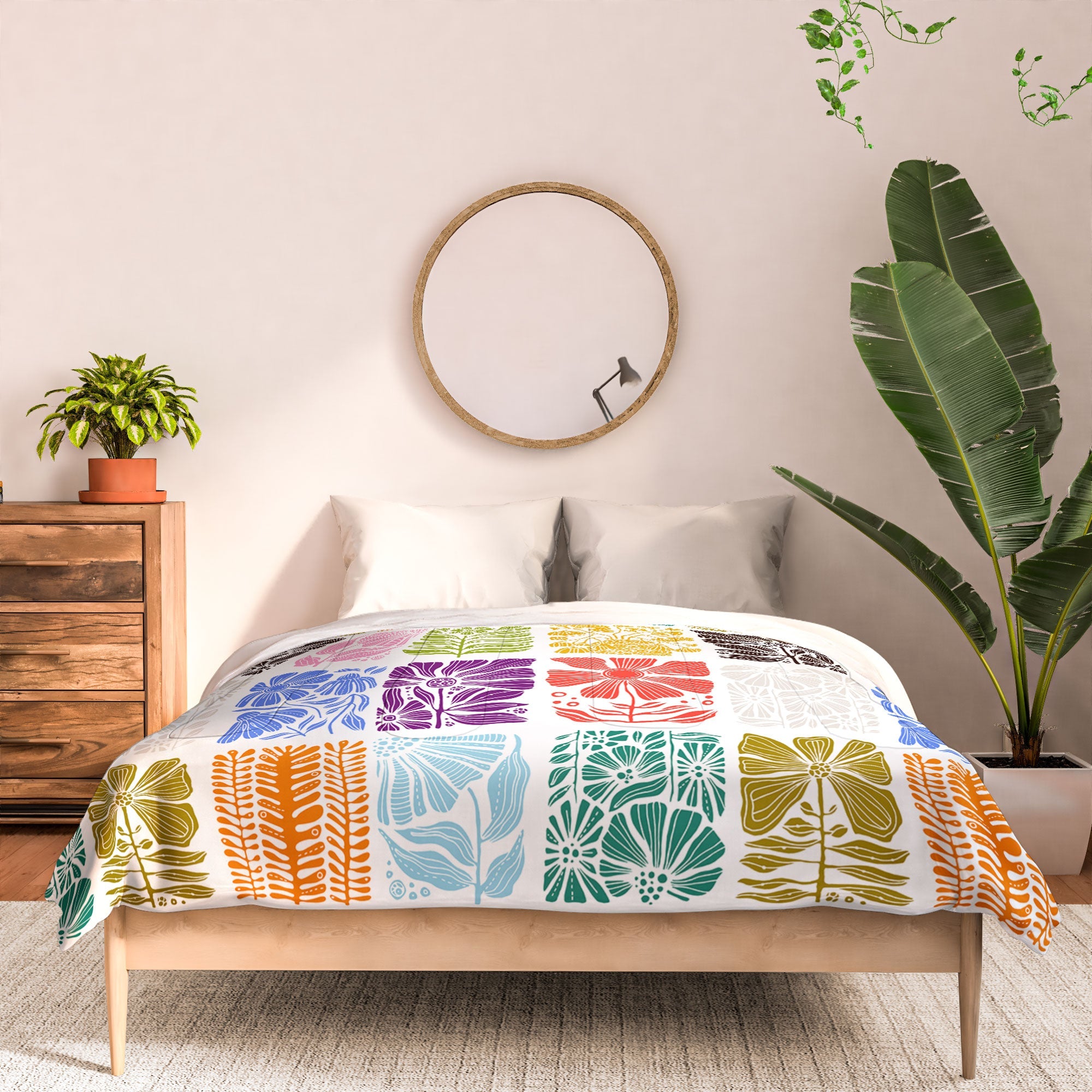 Valentina Ramos Bloom Blocks Comforter