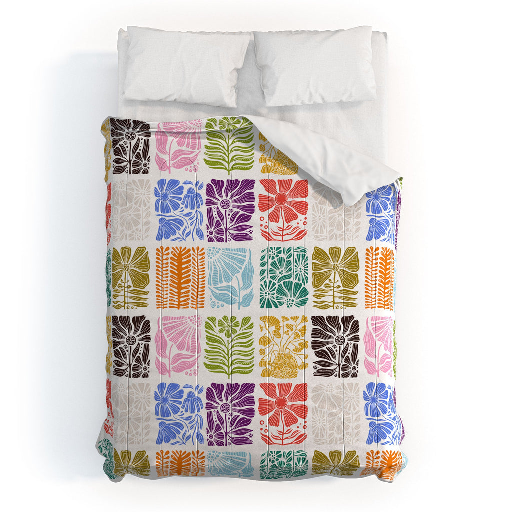 Valentina Ramos Bloom Blocks Comforter