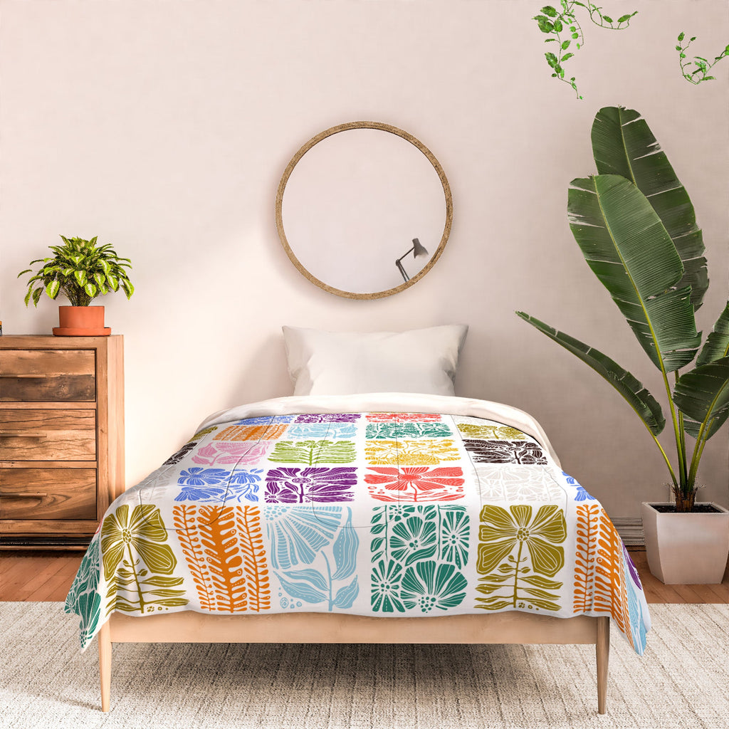 Valentina Ramos Bloom Blocks Comforter