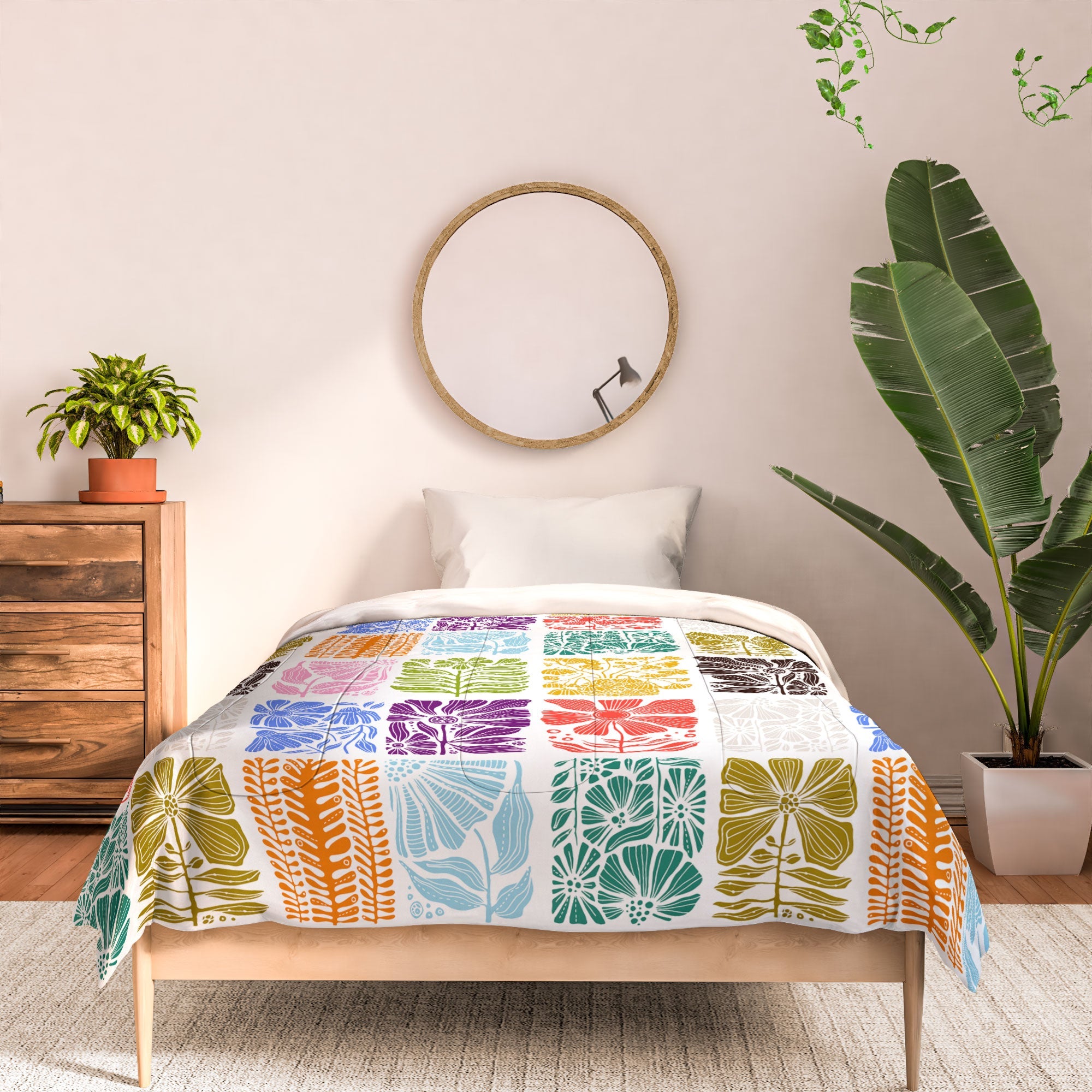 Valentina Ramos Bloom Blocks Comforter