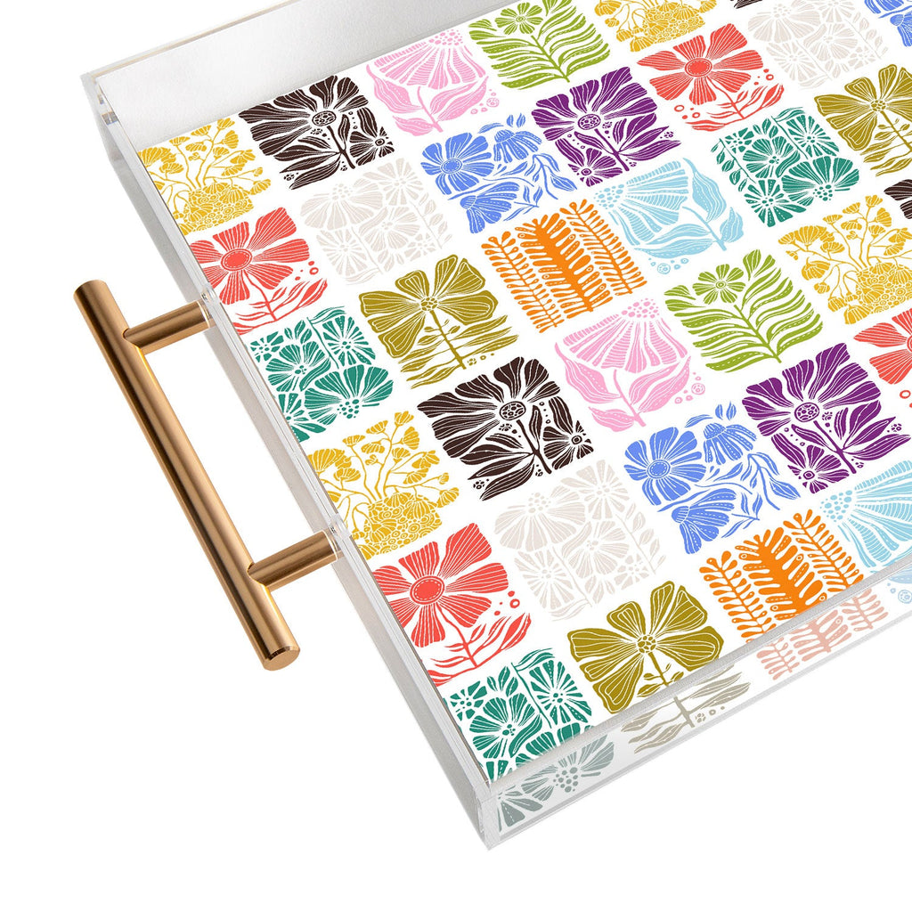 Valentina Ramos Bloom Blocks Acrylic Tray