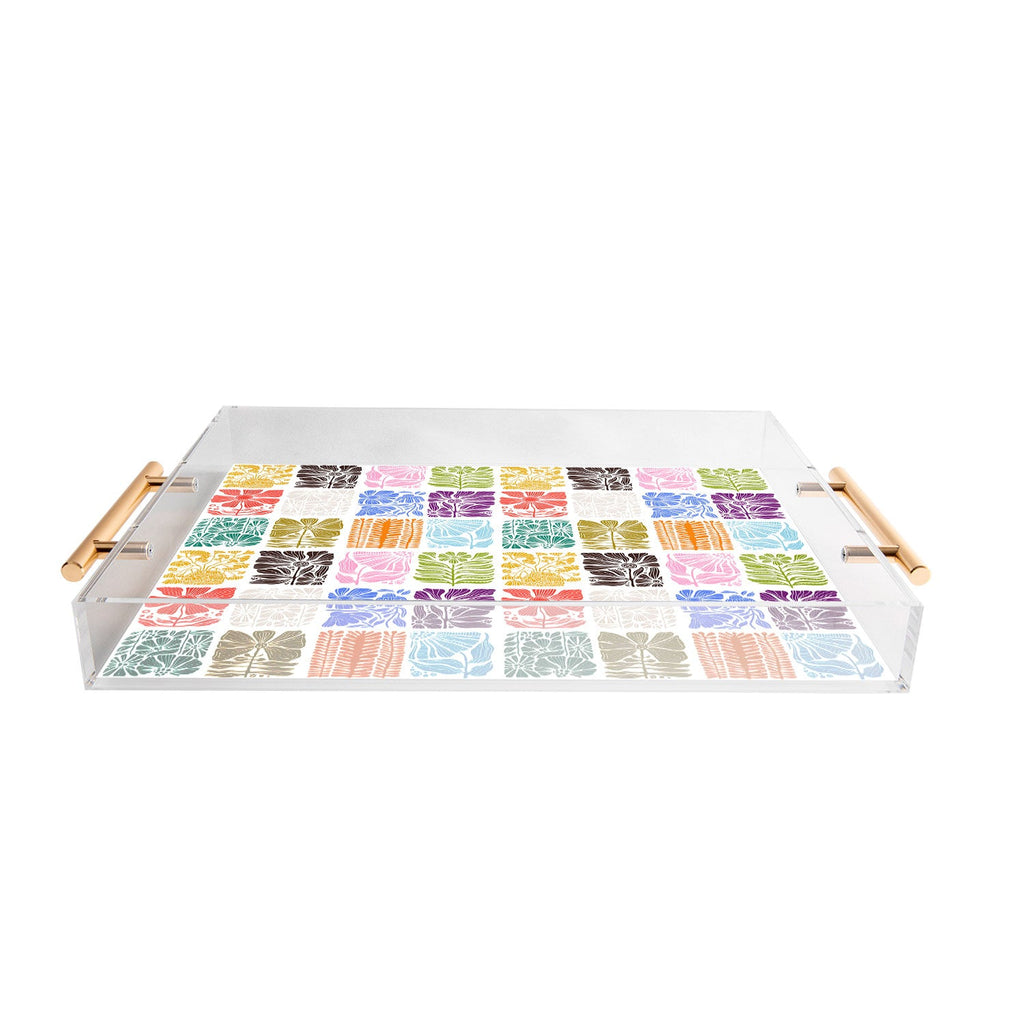 Valentina Ramos Bloom Blocks Acrylic Tray