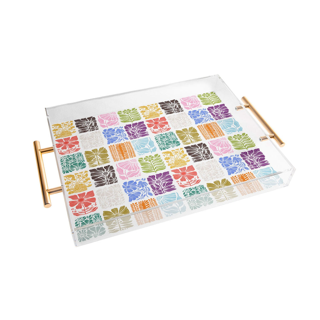 Valentina Ramos Bloom Blocks Acrylic Tray