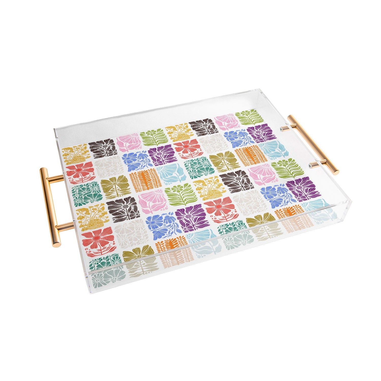 Valentina Ramos Bloom Blocks Acrylic Tray