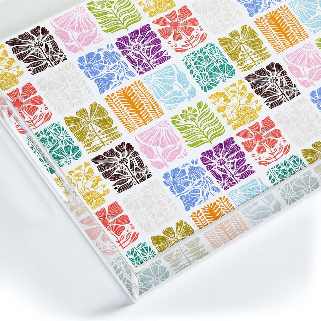 Valentina Ramos Bloom Blocks Acrylic Tray
