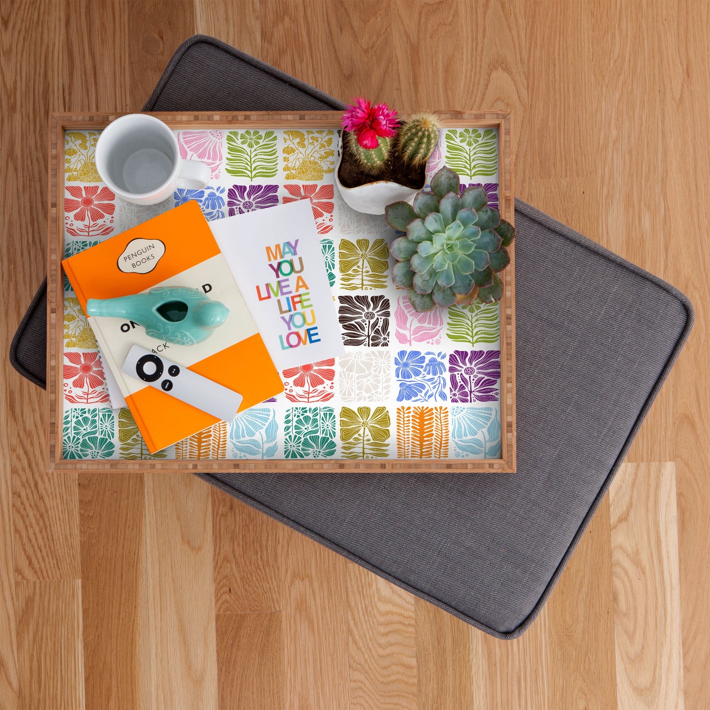 Valentina Ramos Bloom Blocks Rectangular Tray