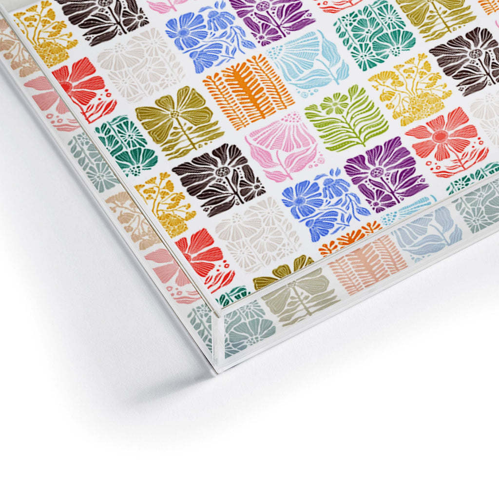 Valentina Ramos Bloom Blocks Acrylic Tray