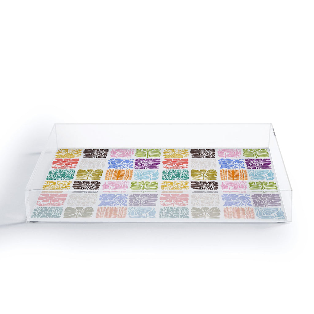 Valentina Ramos Bloom Blocks Acrylic Tray