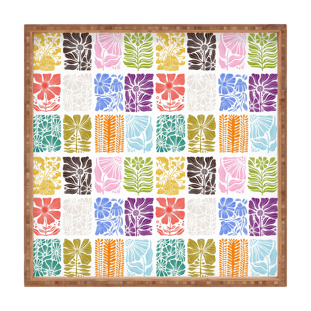Valentina Ramos Bloom Blocks Square Tray