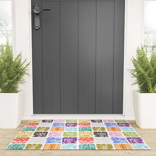 Valentina Ramos Bloom Blocks Welcome Mat