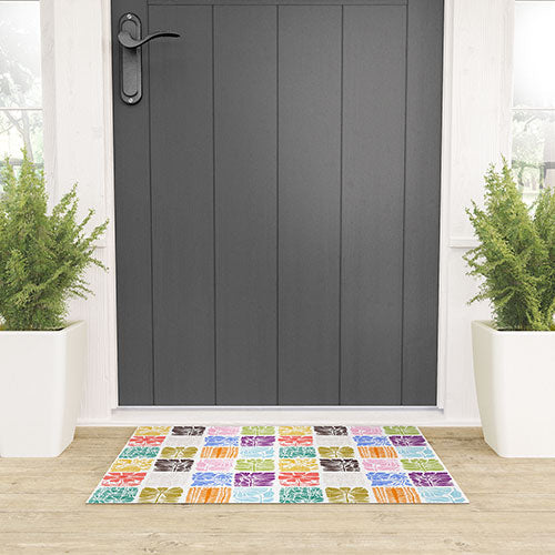 Valentina Ramos Bloom Blocks Welcome Mat