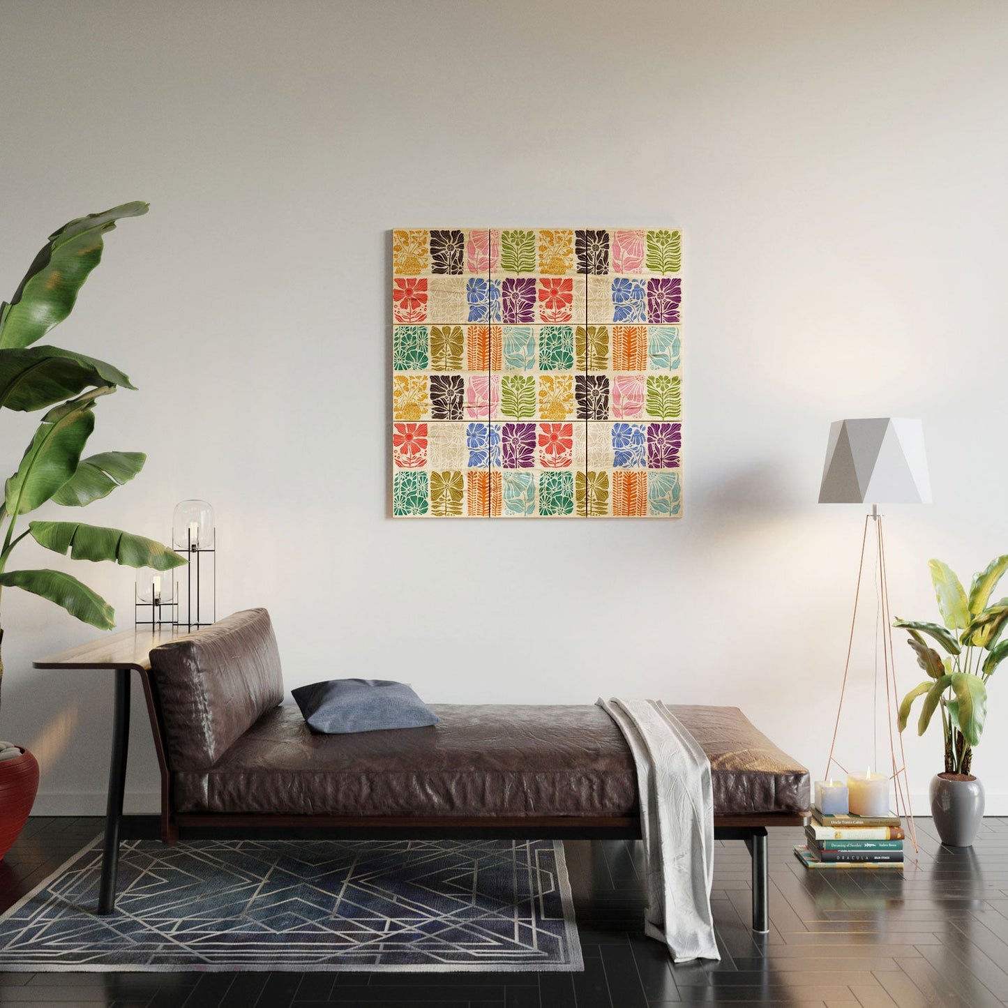 Valentina Ramos Bloom Blocks Wood Wall Mural