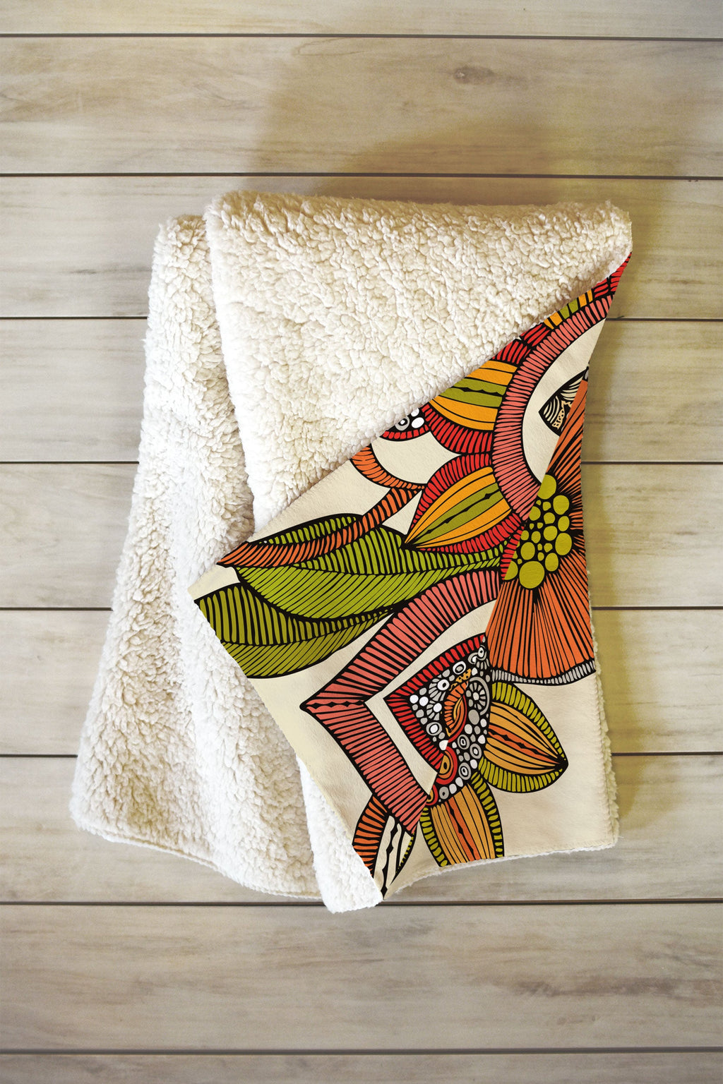 Valentina Ramos Bo The Elephant Fleece Throw Blanket