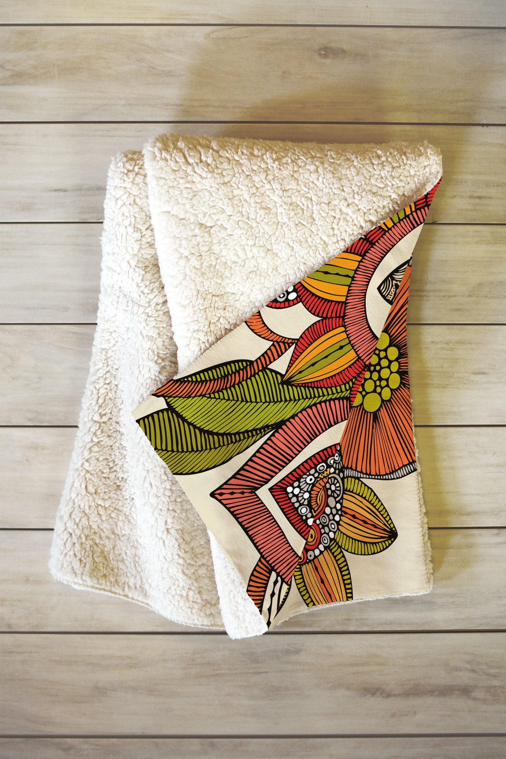 Valentina Ramos Bo The Elephant Fleece Throw Blanket