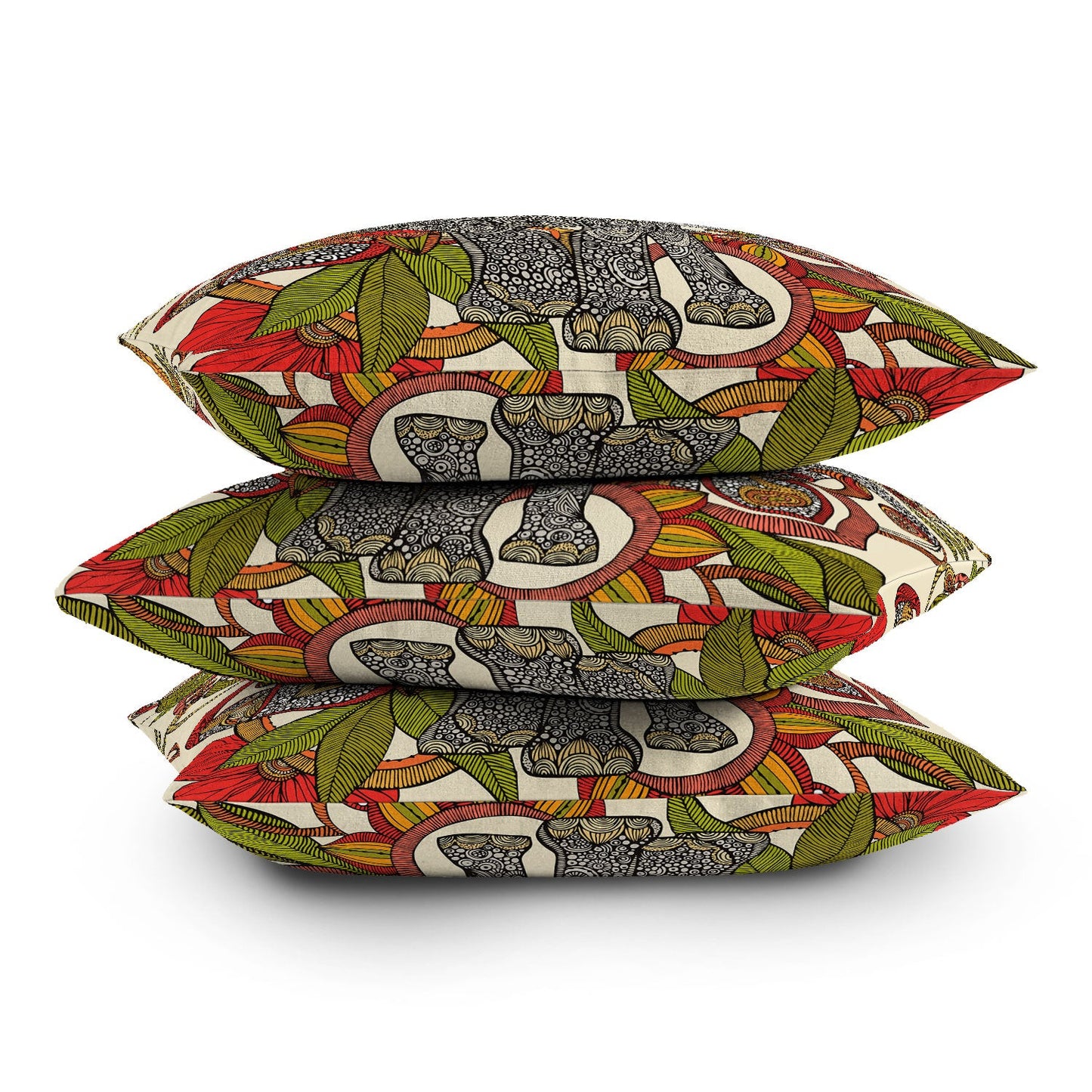 Valentina Ramos Bo The Elephant Throw Pillow