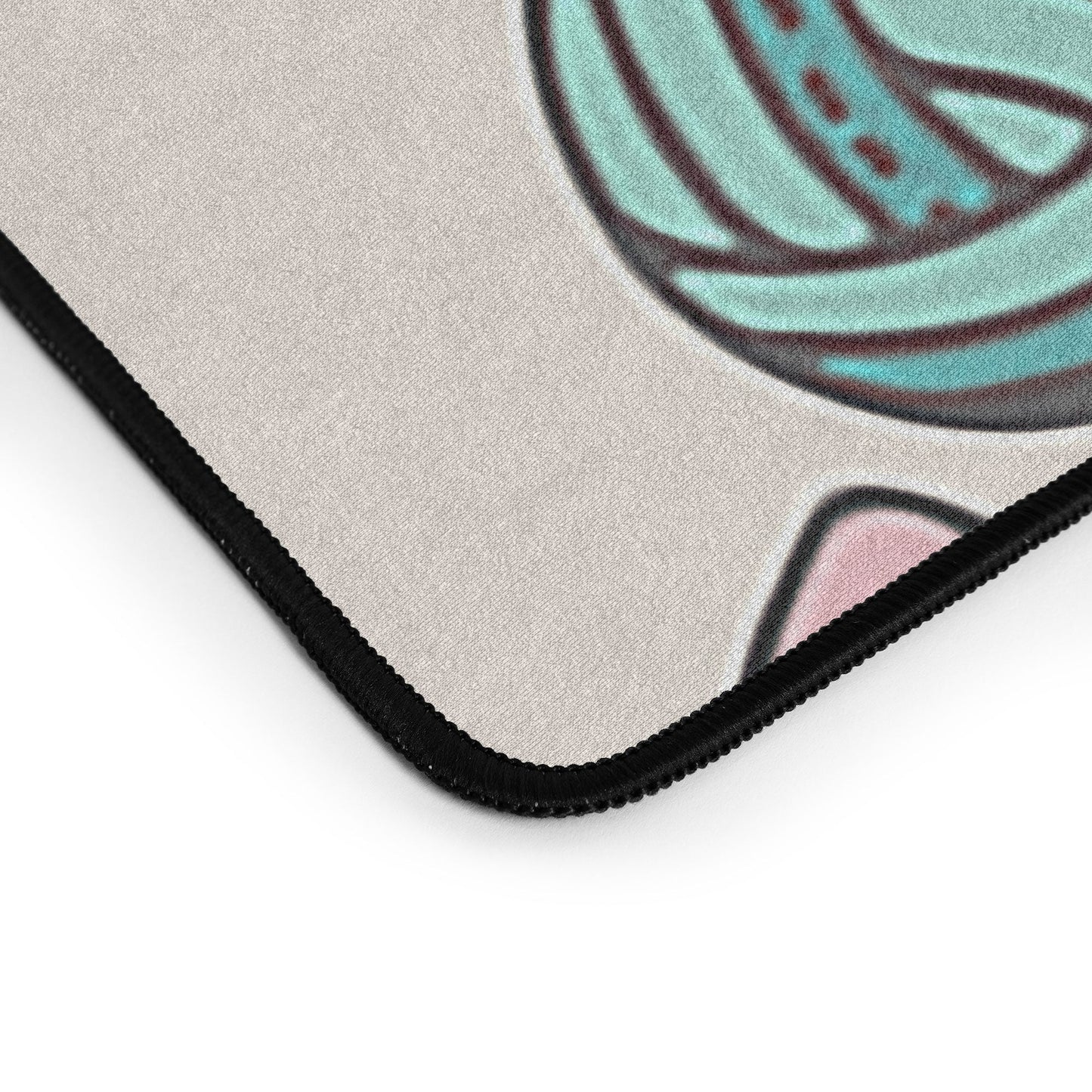 Valentina Ramos Floral Cats and Yarn Desk Mat