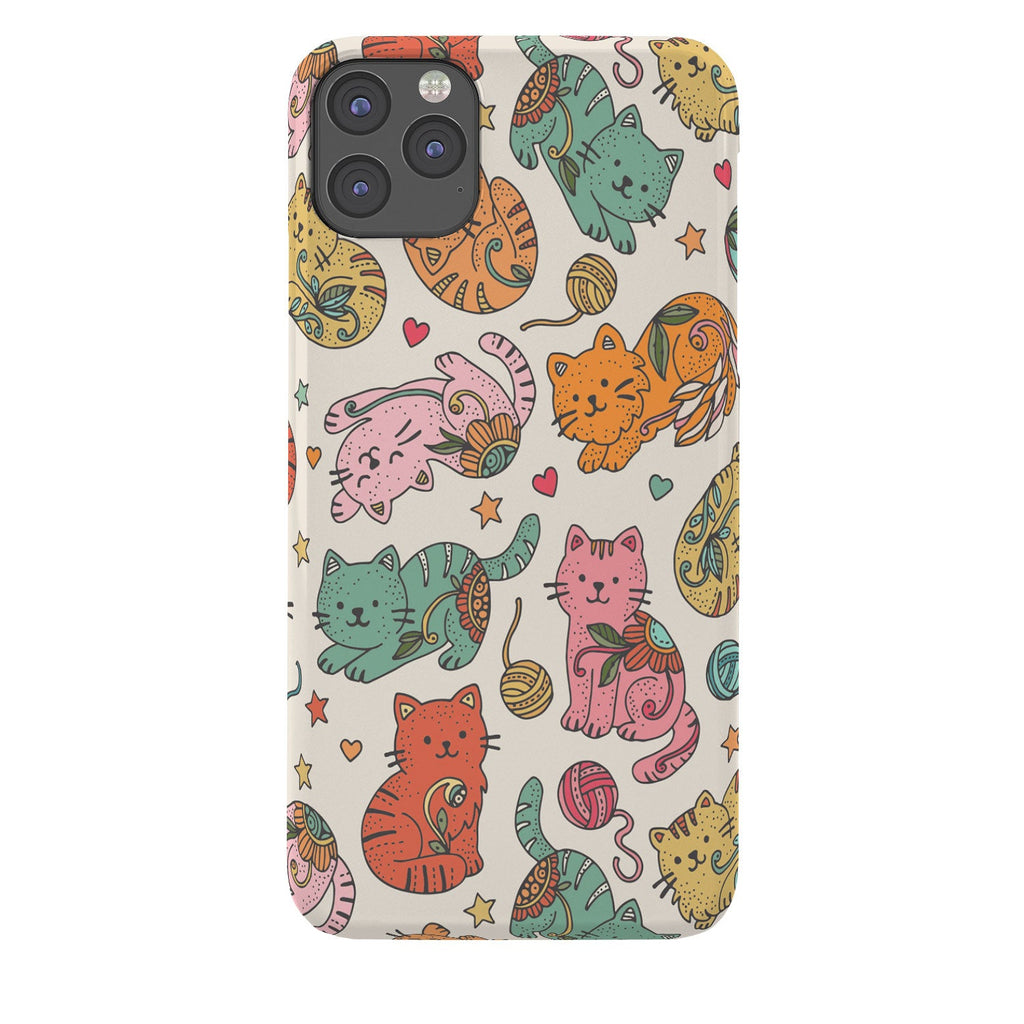 Valentina Ramos Floral Cats and Yarn Phone Case