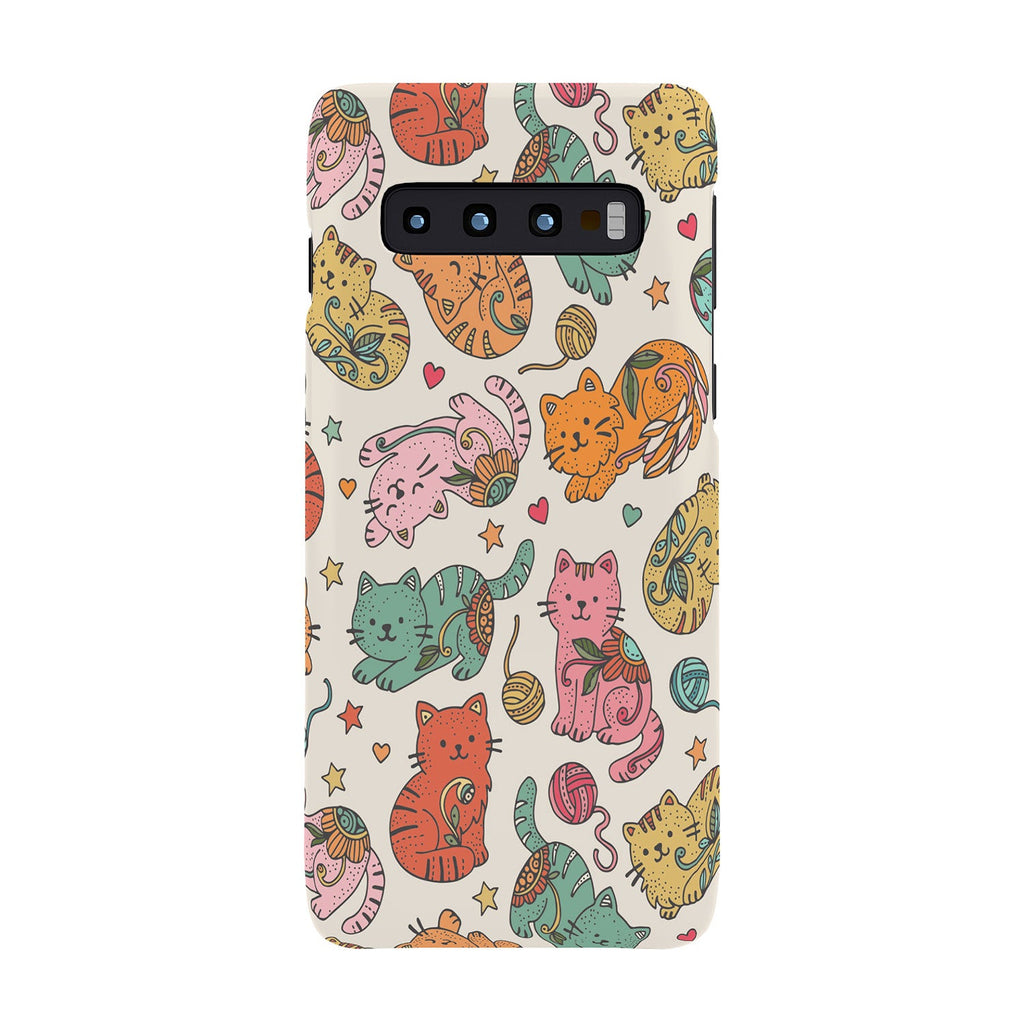 Valentina Ramos Floral Cats and Yarn Phone Case