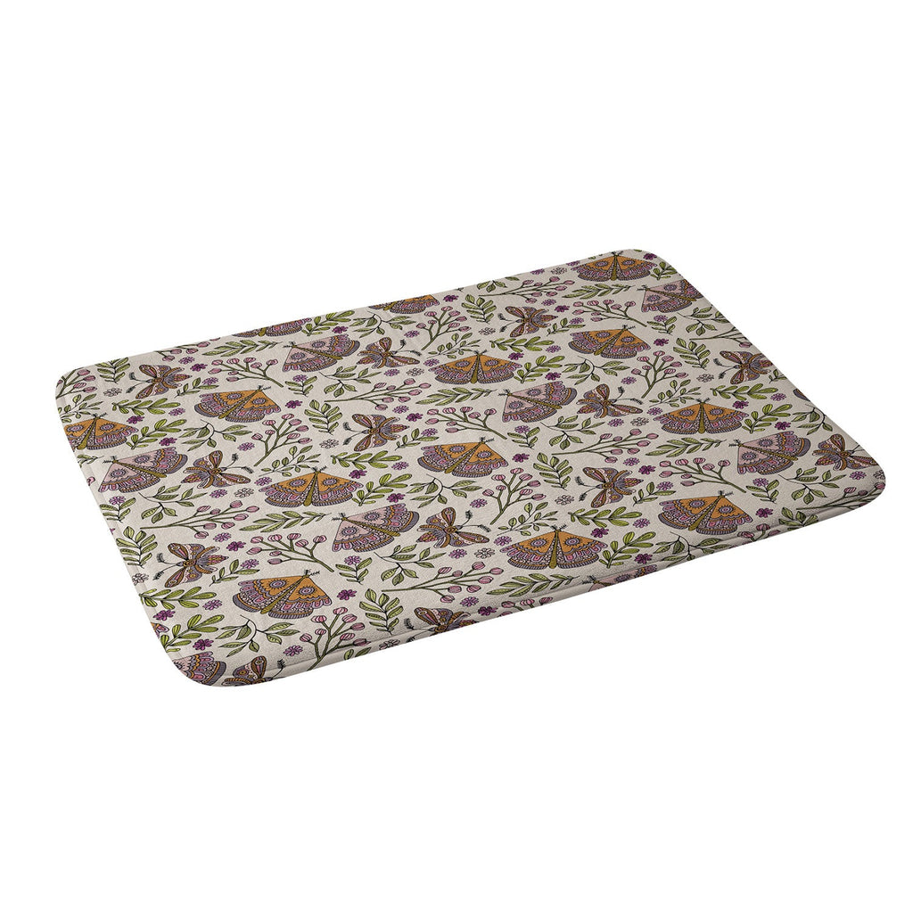 Valentina Ramos Garden Flutter Memory Foam Bath Mat