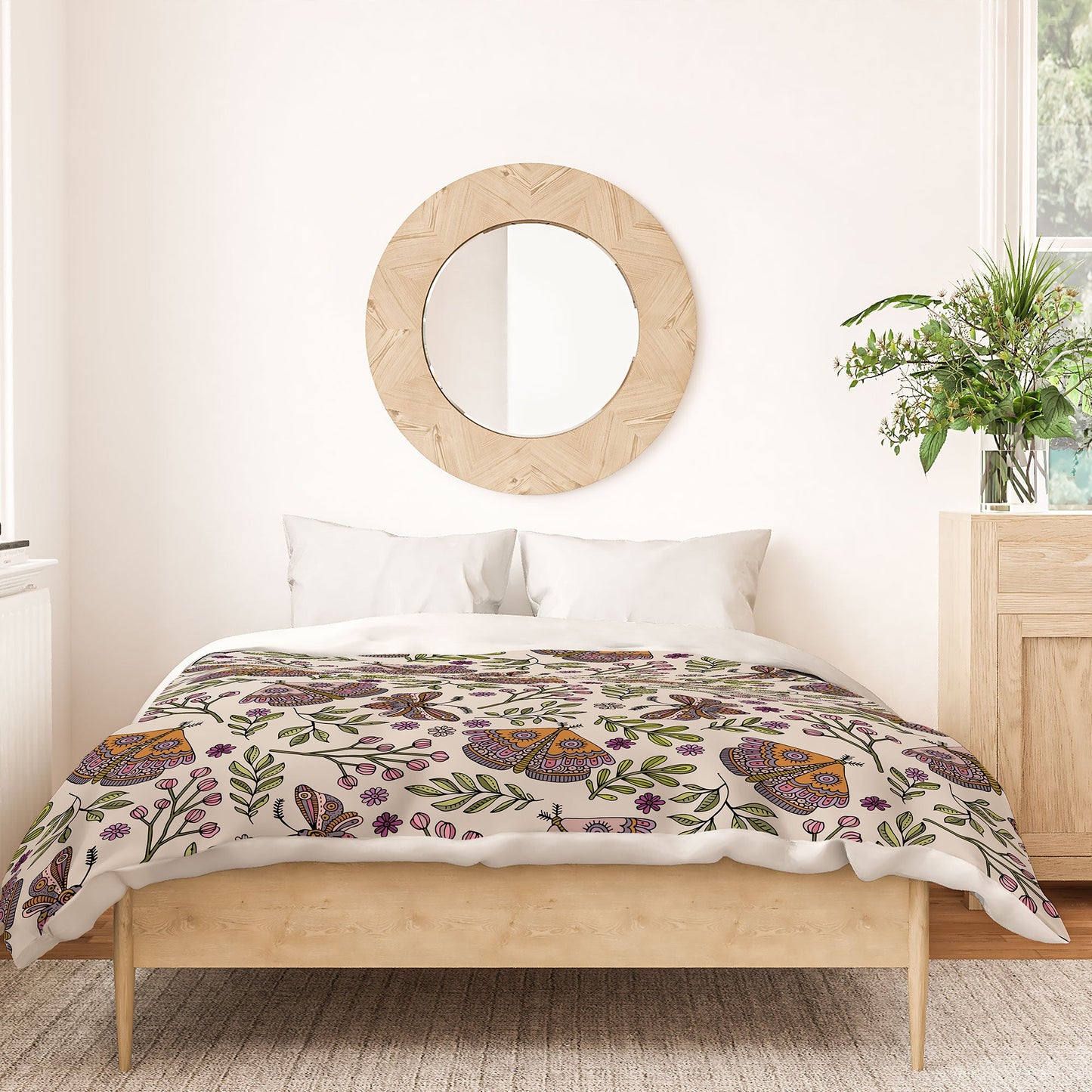 Valentina Ramos Garden Flutter Duvet Cover
