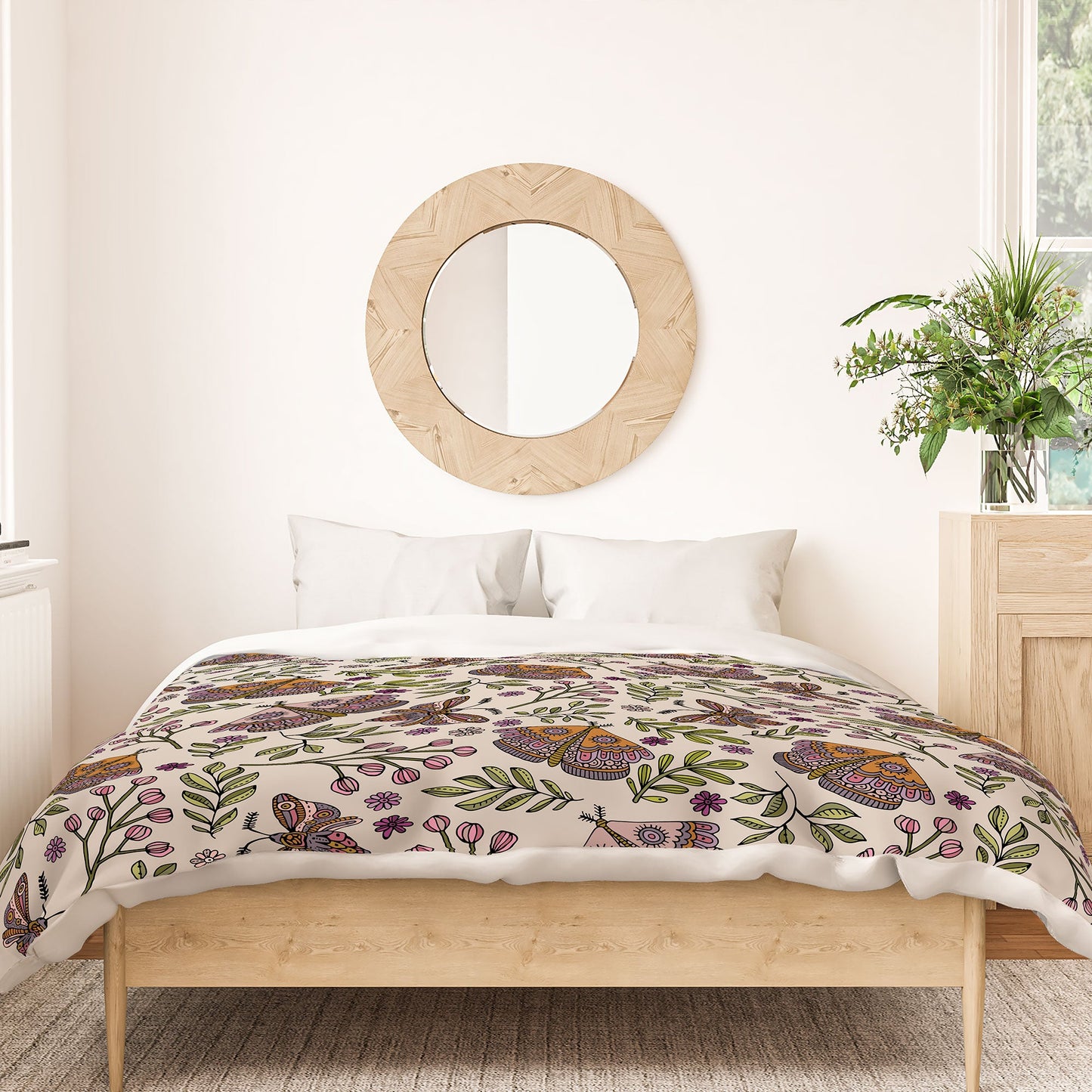 Valentina Ramos Garden Flutter Duvet Cover