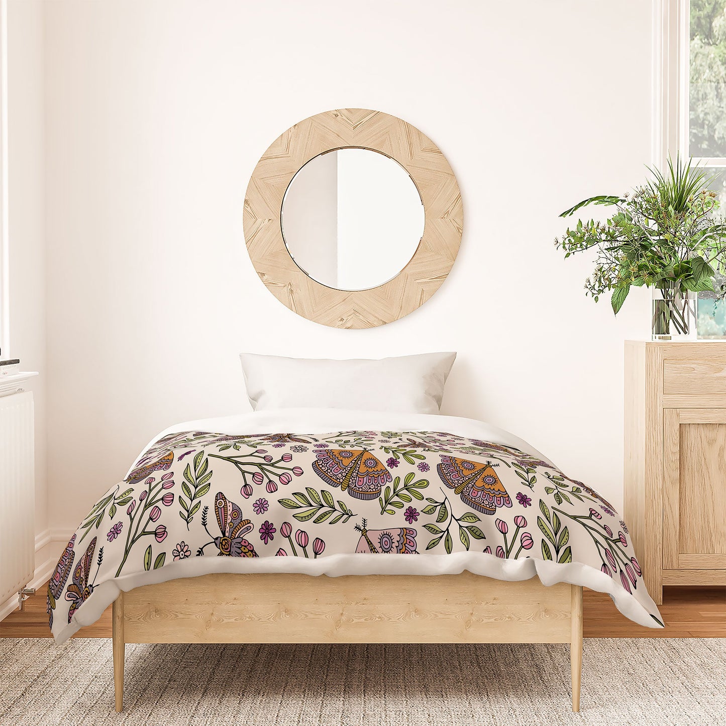 Valentina Ramos Garden Flutter Duvet Cover