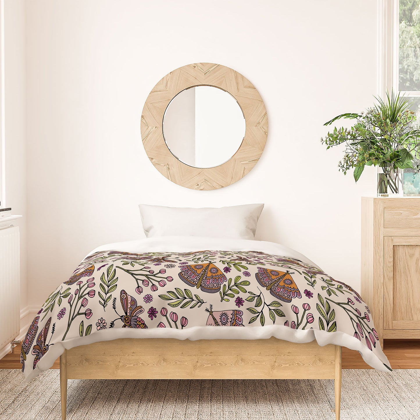 Valentina Ramos Garden Flutter Duvet Cover